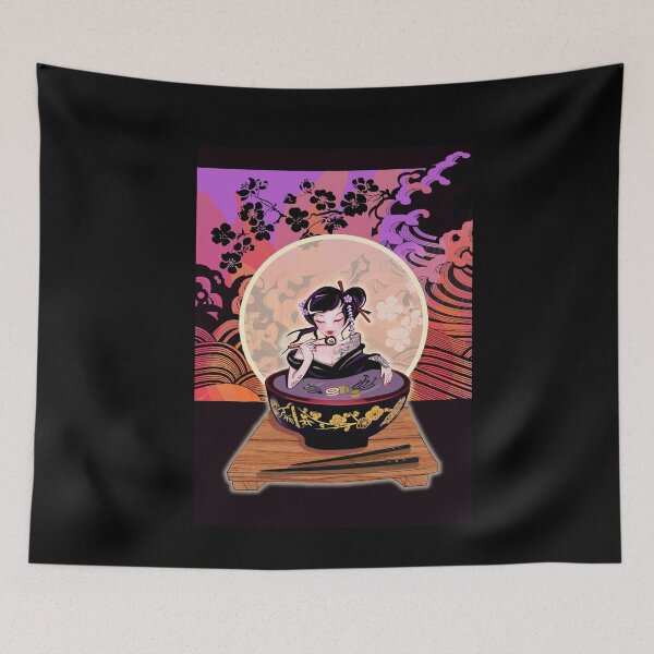 Item preview, Japan Geisha and the MOON designed and sold by PepitaZeta.