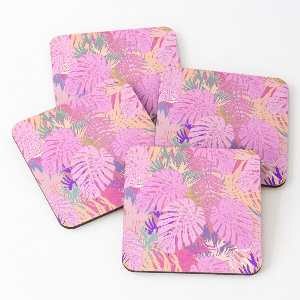 Item preview, Tropical chaos monstera pink purple seamless pattern. Wild herbs. Wild life designed and sold by Yulia Chepurova.