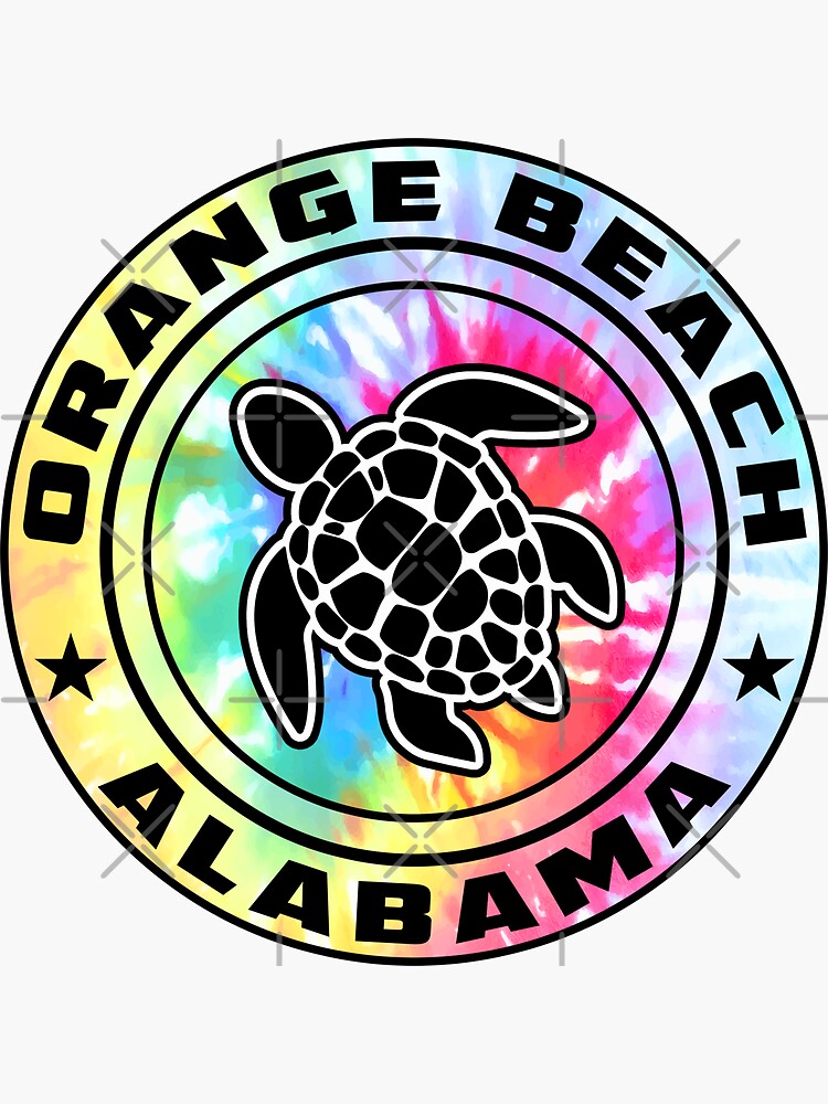 "Orange Beach Alabama Sea Turtle AL" Sticker for Sale by