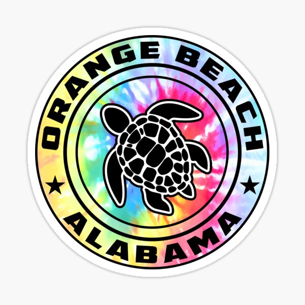 Item preview, Orange Beach Alabama Sea Turtle AL designed and sold by DESTINATIONS DECAL.