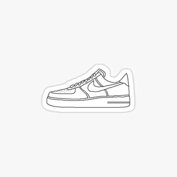 nike air force 1 low stickers