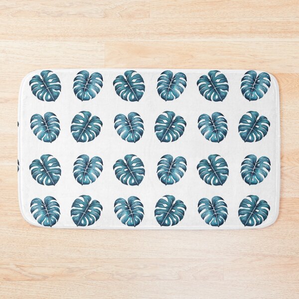 Item preview, Turquoise Tropical Leaf Set designed and sold by Sweetie Spicy.