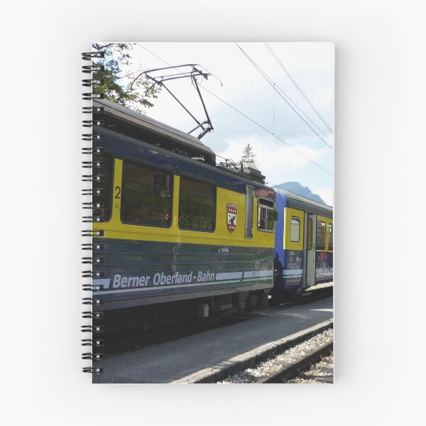 Item preview, Swiss train near Grindelwald in the Bernese Oberland. designed and sold by Anna Myerscough.