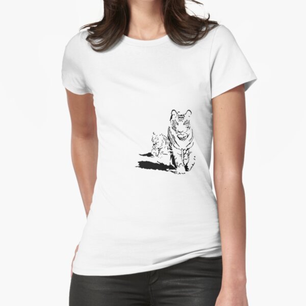 Save the Tigers Fitted T-Shirt