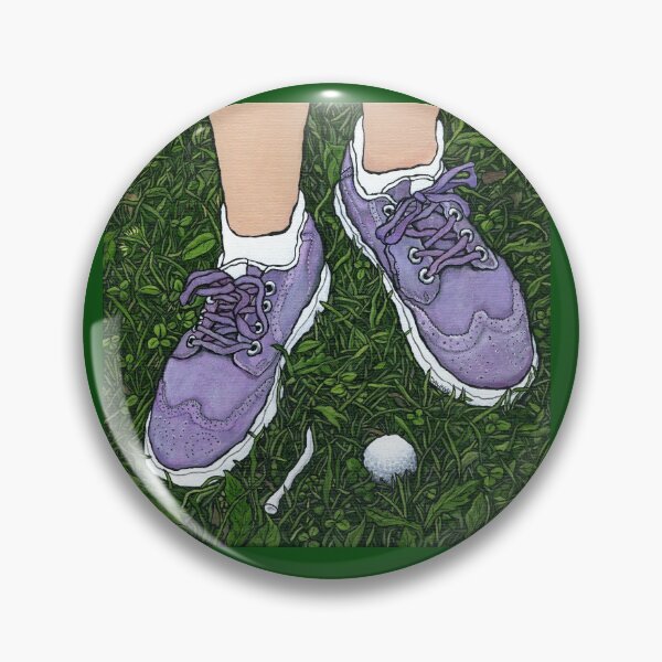 Item preview, "Golf Shoes"~Painting by Dawn Langstroth ©2020 designed and sold by Dawn Langstroth.