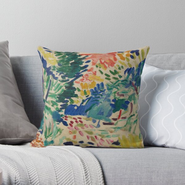 Henri Matisse - Paysage à Collioure - Affiche d'exposition Coussin