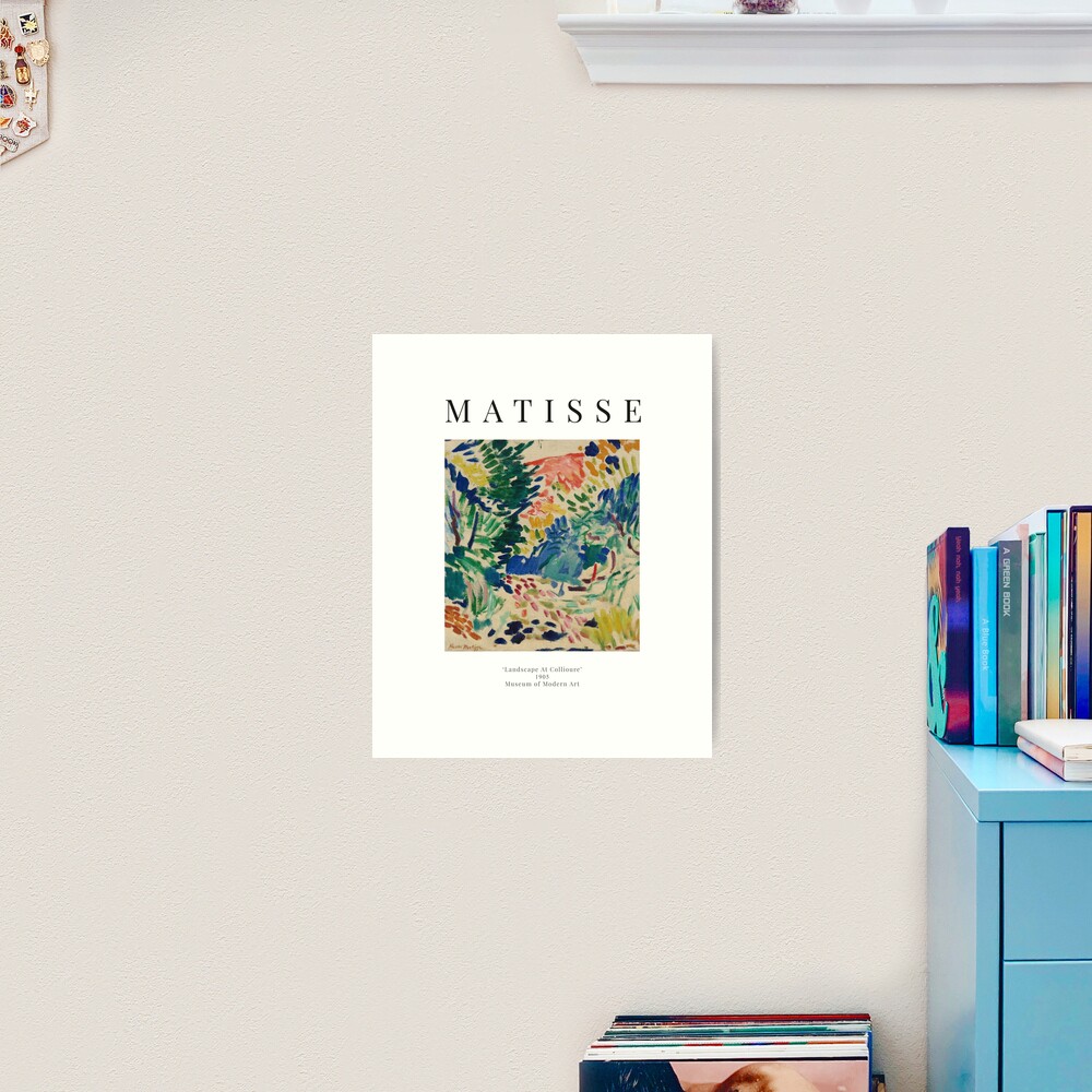 Henri Matisse - Landscape At Collioure - Exhibition Poster Art Print