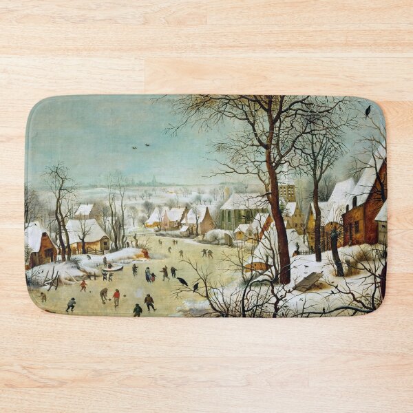 Item preview, Pieter Bruegel the Elder "Winter landscape with skaters and bird trap" designed and sold by Alexandra Dahl.