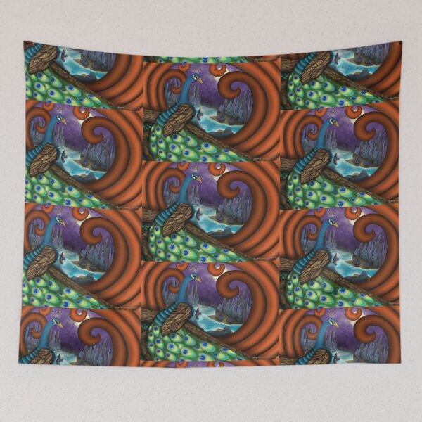 Item preview, Peacock Perspective designed and sold by gone-awry-art.