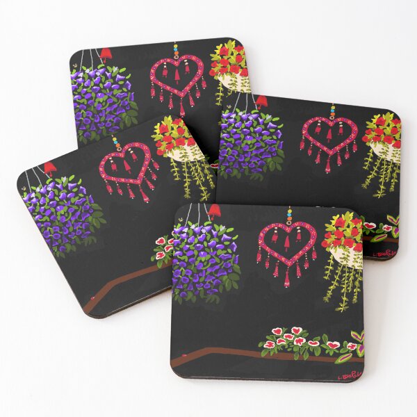 Item preview, Balcony in Full Bloom designed and sold by Little Red Art.