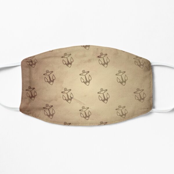 Salty-Dog2 American Traditional Anchor Pattern Flat Mask