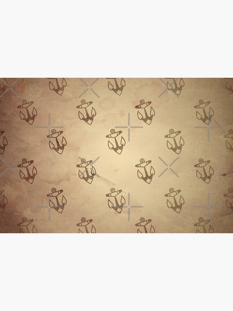 Thumbnail 6 of 6, Bath Mat, Salty-Dog2 American Traditional Anchor Pattern designed and sold by Salty-Dog2.