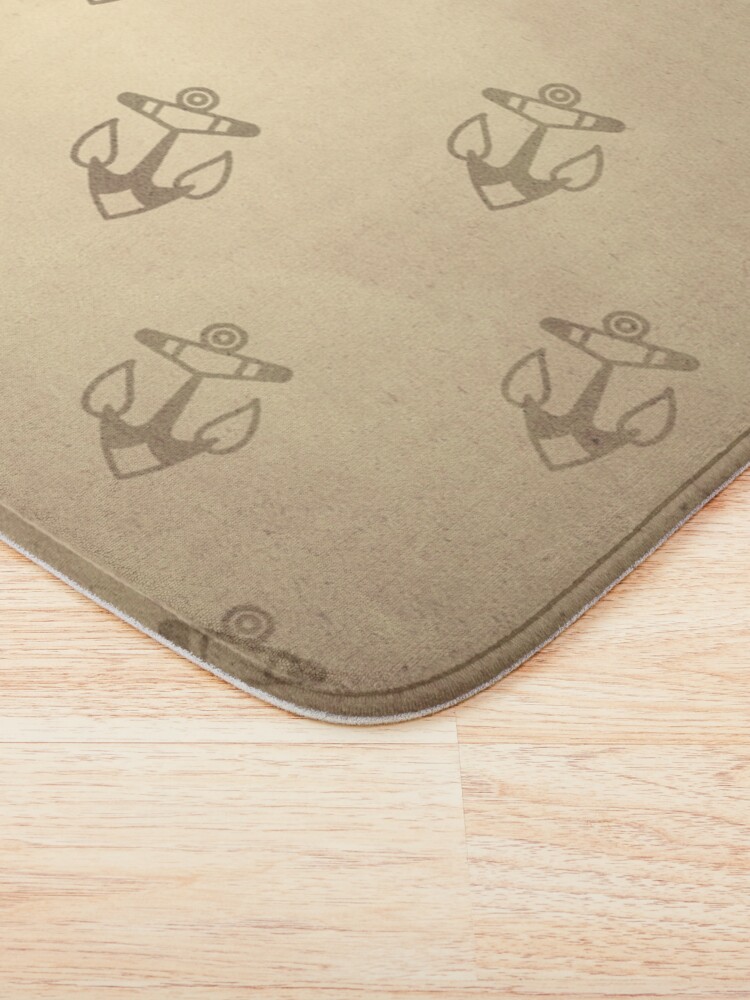 Thumbnail 3 of 6, Bath Mat, Salty-Dog2 American Traditional Anchor Pattern designed and sold by Salty-Dog2.