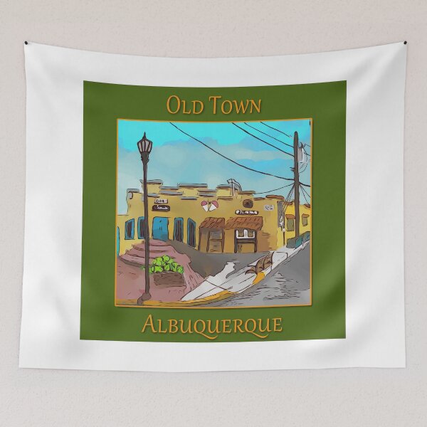 Item preview, Store front in Old Town, Albuquerque New Mexico - WelshDesigns designed and sold by welshdesigns.