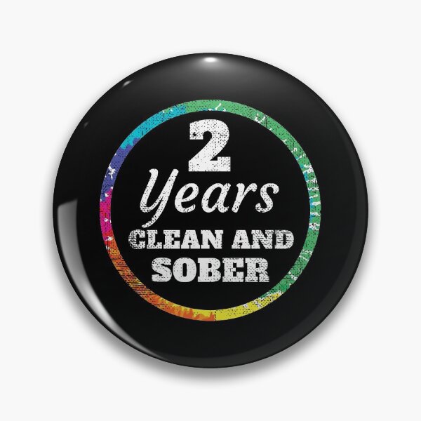 Item preview, 2 Year Clean and Sober Addiction print designed and sold by kayelex.