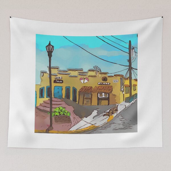 Item preview, Store front in Old Town, Albuquerque New Mexico - WelshDesigns designed and sold by welshdesigns.