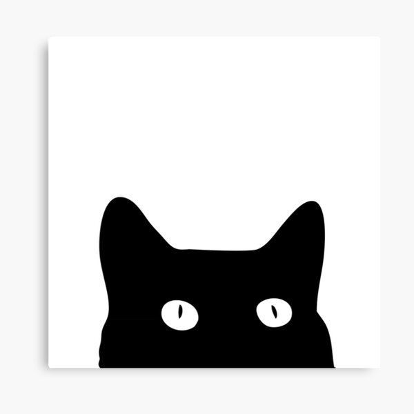 Black Cat Canvas Print