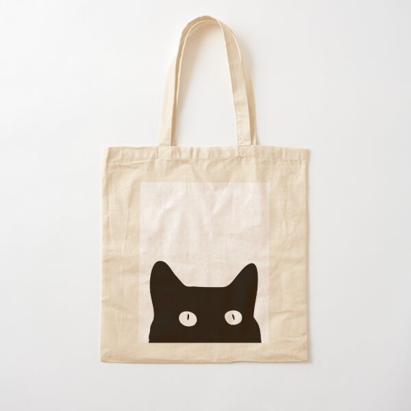 Mysterious Black Cat' Tote Bag