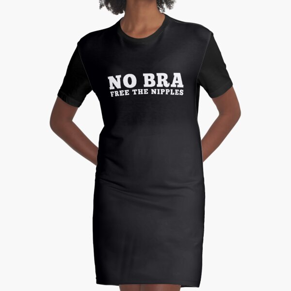 No Bra Club T-Shirt Free The Nipples Feminist Sexy Hot Girl Shirt