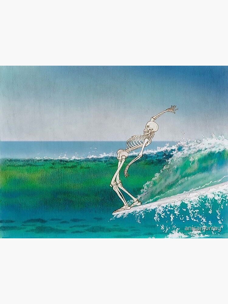 Skeleton Surfer by anisamurray