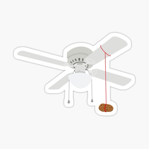 A potato flew around my room... Sticker