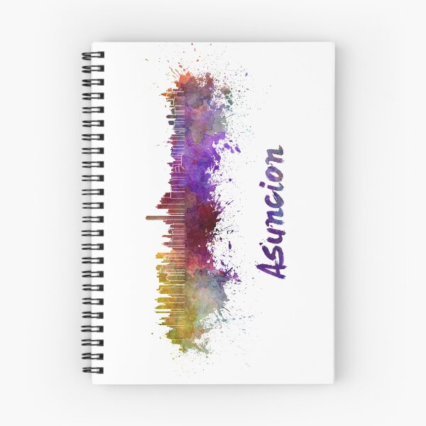 Item preview, Asuncion skyline in watercolor designed and sold by paulrommer.