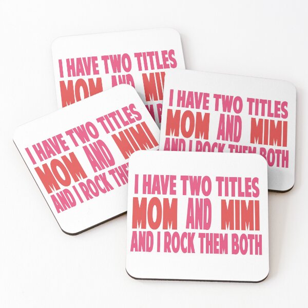 Item preview, Mom Shirt - I Have Two Titles Mom and Mimi and I Rock Them Both  designed and sold by abdellaoui.