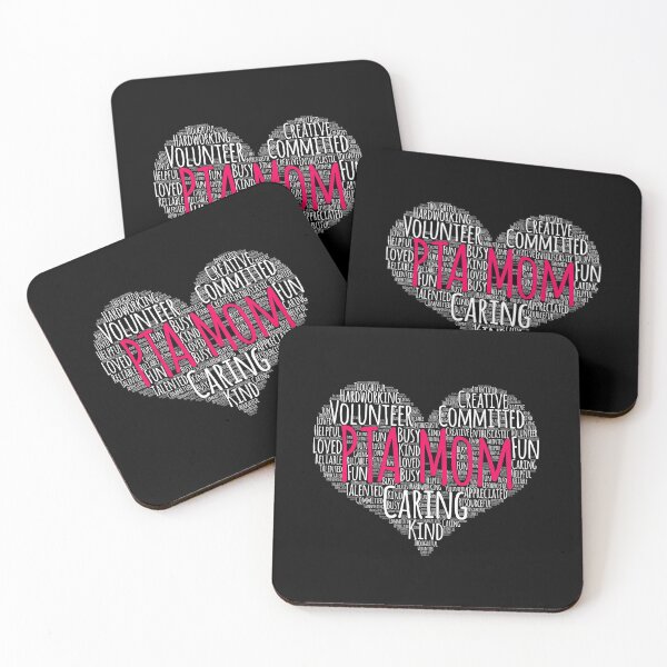 Item preview, PTA Mom School Volunteer Word Art Heart designed and sold by SVShare.