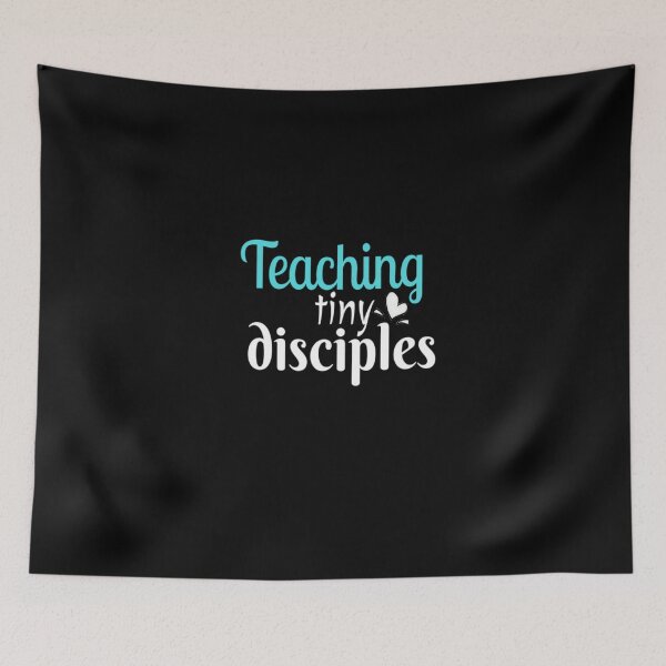Item preview, funny teacher svg, teach tiny humans svg, teaching tiny disciples teacher svg, preschool teacher svg , kindergarten teacher svg best gift for women heart idea design designed and sold by Chamssou.