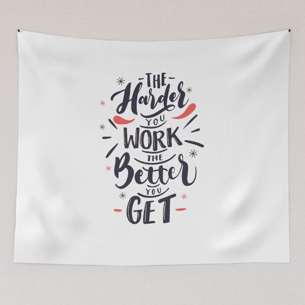 Item preview, work hard designed and sold by tejaltank.