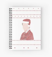 YOU ARE ON MY LIST - ugly christmas sweater Spiral Notebook