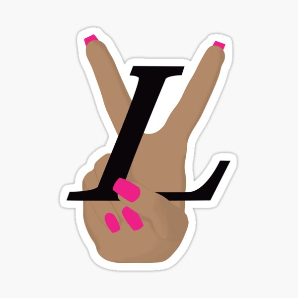 Peace Vuitton Pegatina
