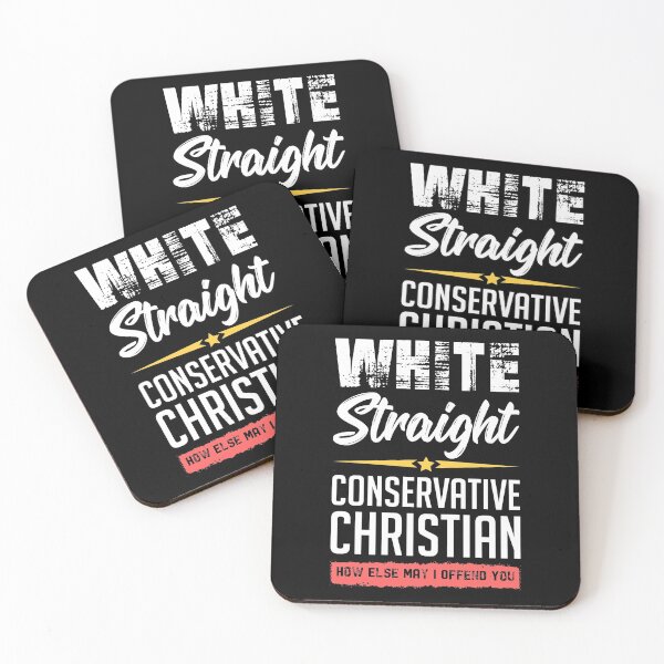 Item preview, Funny White Straight Conservative Christian Gift designed and sold by Jelisandie.