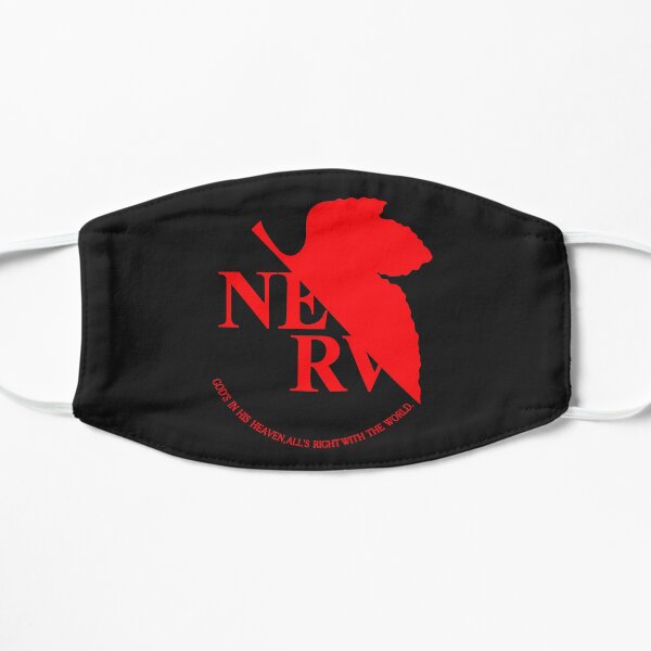 NERV Logo Flat Mask
