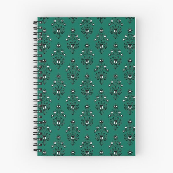 Item preview, Haunted Mansion Wallpaper Ultramarine Green designed and sold by FandomTrading.