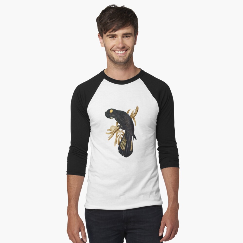 Item preview, Baseball ¾ Sleeve T-Shirt designed and sold by hycfts-Art0002.