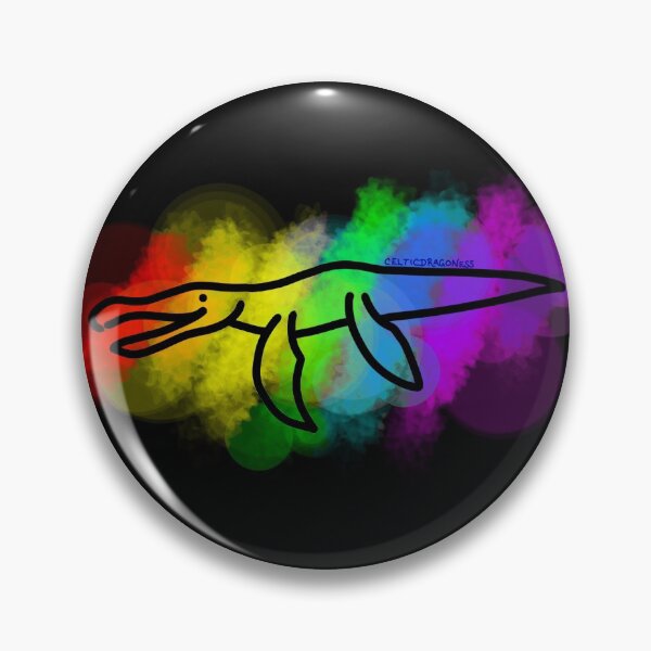 Item preview, Rainbow Liopleurodon designed and sold by CelticDragoness.