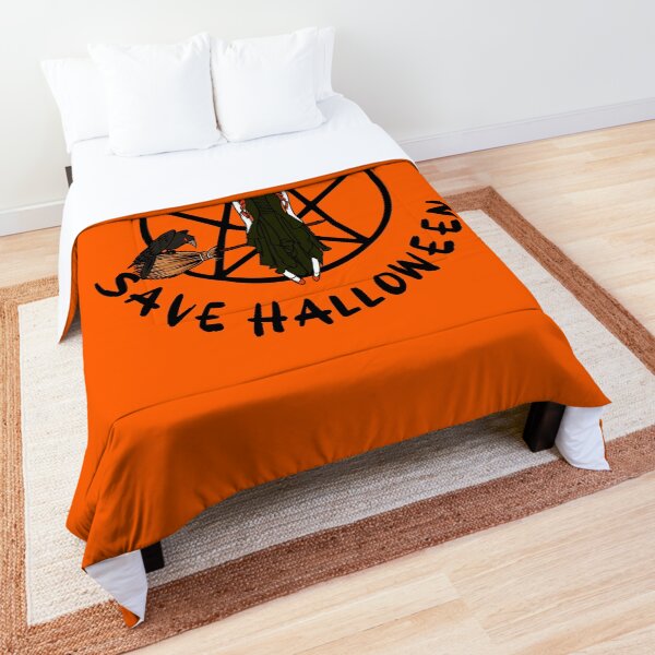 Stay At Home Save Halloween Cheeky Witch® Comforter