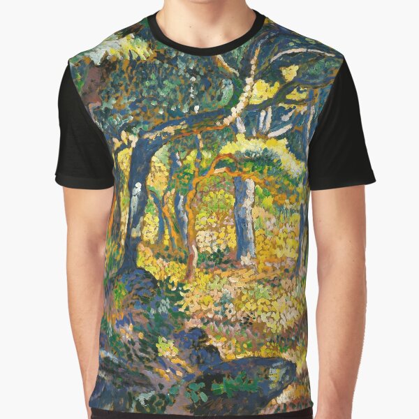 Henri-Edmond Cross "Clearing in Provence (study for „The Clearing“)" Graphic T-Shirt
