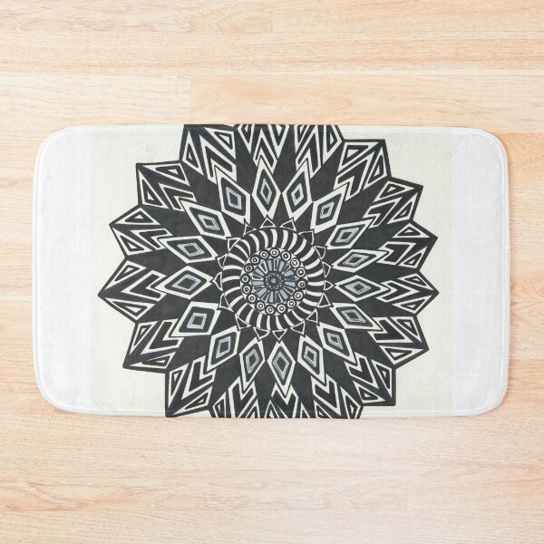 Item preview, Black And White Mandala designed and sold by Jasper  Groat.