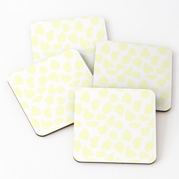 Item preview, Pastel Yellow Cow Print designed and sold by laurencude.