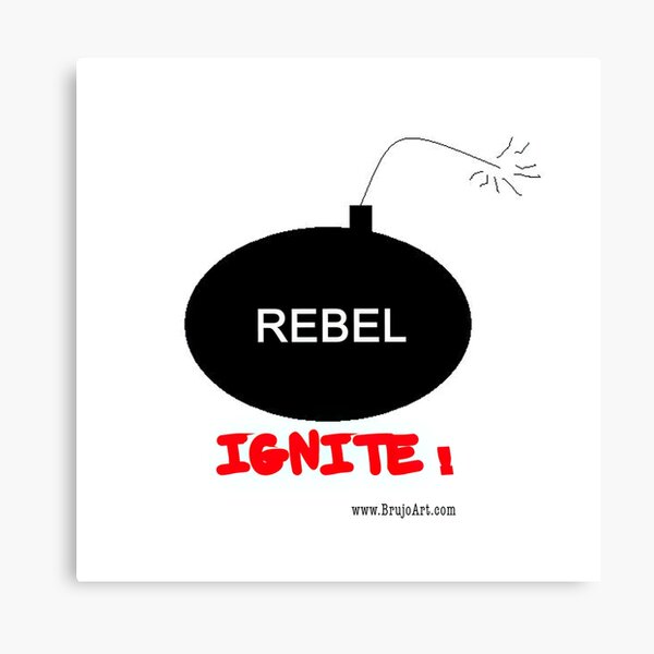 REBEL IGNITE Canvas Print