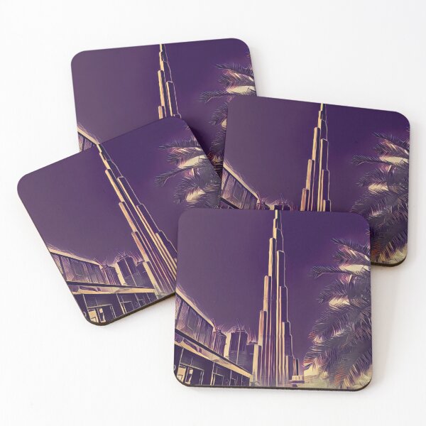 Item preview, Exploring Dubai: Atmospheric Midnight Skyscrapers designed and sold by jenlouru.