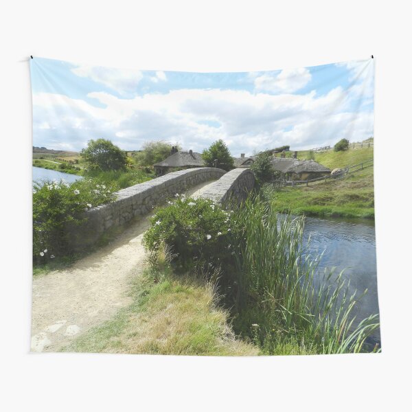 Bridge to the Green Dragon Inn Tapestry