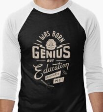 Born Genius Men's Baseball ¾ T-Shirt