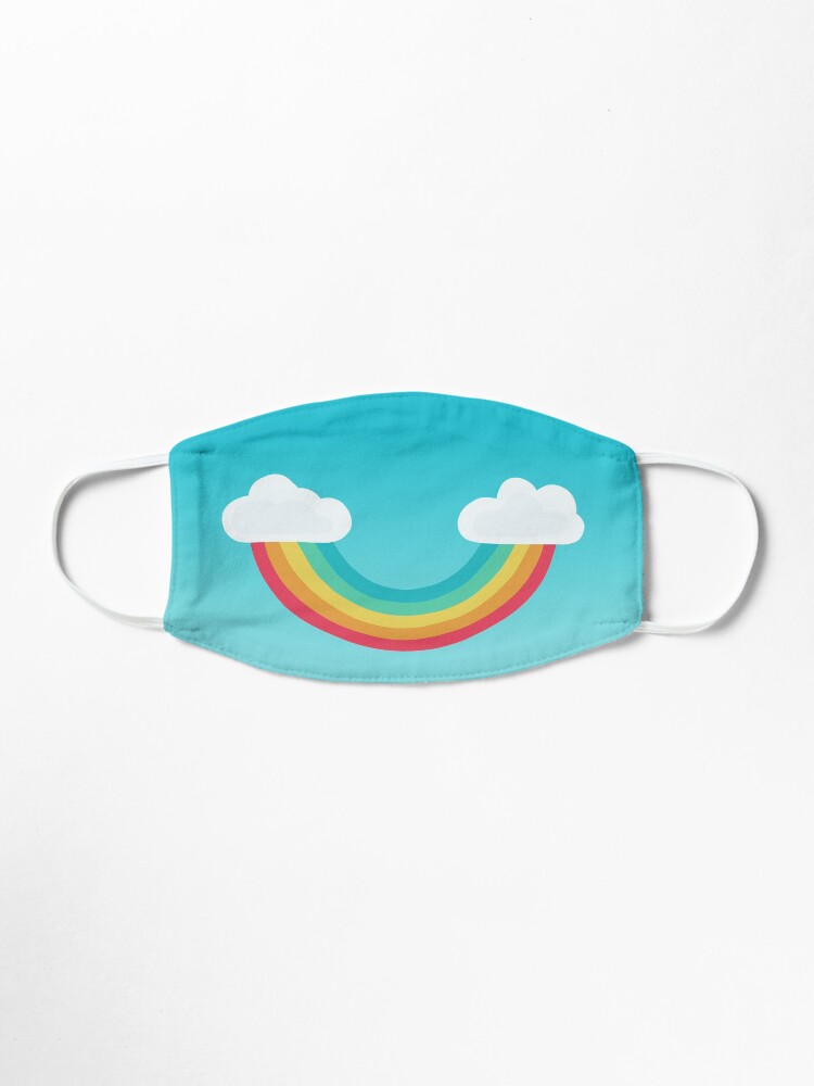 Alternative Ansicht von Regenbogenlächeln Maske