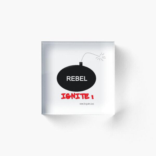 REBEL IGNITE Acrylic Block