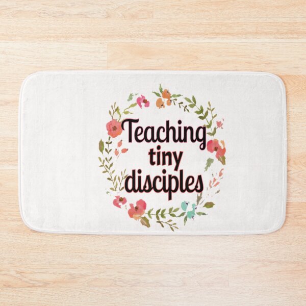 Item preview, funny teacher svg, teach tiny humans svg, teaching tiny disciples teacher svg, preschool teacher svg , kindergarten teacher svg best gift for women flowers idea design designed and sold by Chamssou.