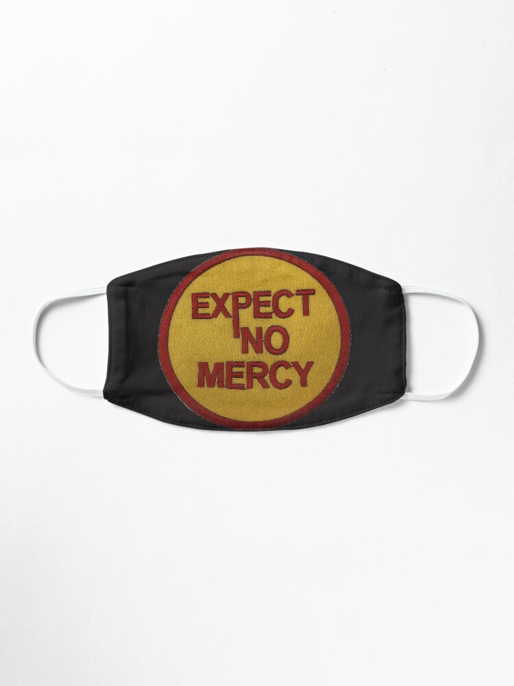 Alternate view of " Expect No Mercy" Motor Cycle Biker Gang Red Gold Bandidos Mask