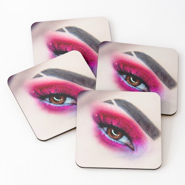 Item preview, Fuchsia Glitter Eye designed and sold by kdalchemy.